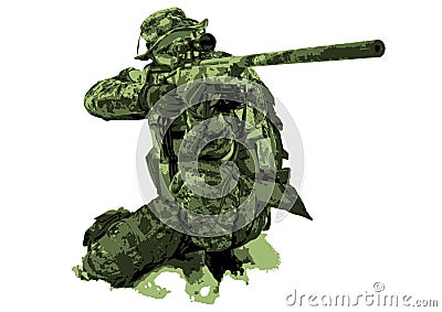 Sniper Stock Photo