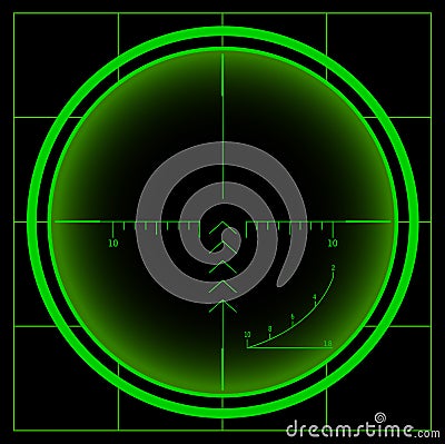 Sniper sight Vector Illustration