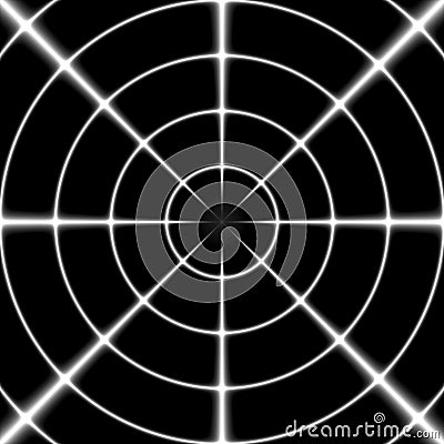 Sniper white cross hair or target on the black background Stock Photo