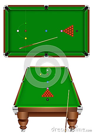 Snooker Vector Illustration