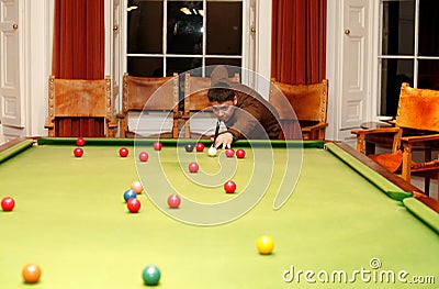 Snooker Stock Photo