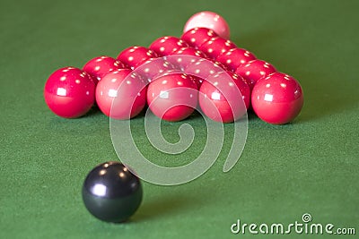 Snooker Balls Stock Photo