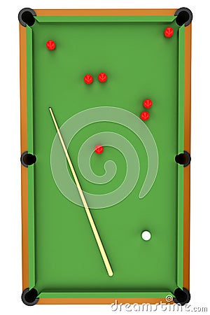 Snooker/billiard Stock Photo