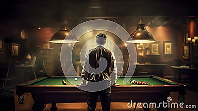 Snooker Player 12 Stock Photo