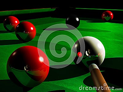 Snooker Stock Photo