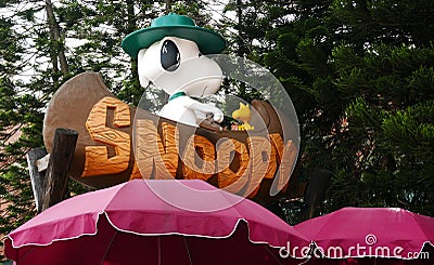 Snoopy Roof Editorial Stock Photo