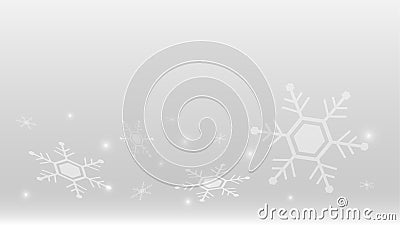 Snow Background Wallpaper Design Abstract Vector Element Background Nature snowflake Merry Christmas winter grey season Vector Illustration