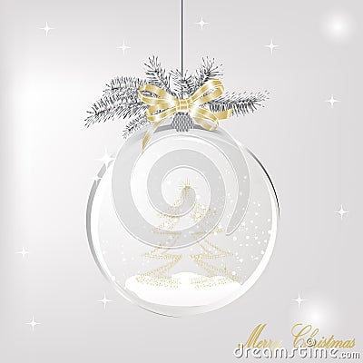 Snow ball Vector Illustration