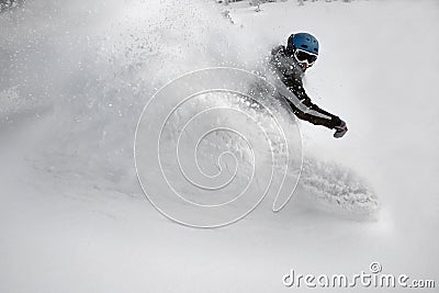 snow boarder Stock Photo