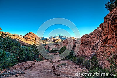 Snow Canyon State Park -Ivins -Utah. Stock Photo