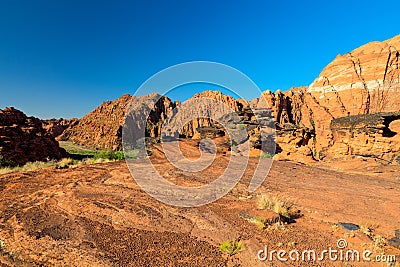 Snow Canyon State Park -Ivins -Utah. Stock Photo