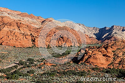 Snow Canyon State Park -Ivins -Utah. Stock Photo