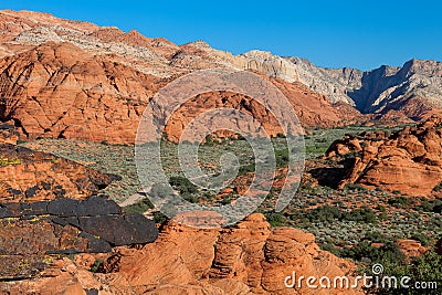 Snow Canyon State Park -Ivins -Utah. Stock Photo