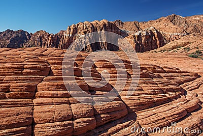 Snow canyon State Park in Utah, USA Stock Photo