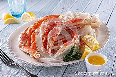 Snow Crab Clusters Stock Photo