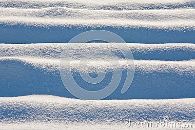 Snow dunes Stock Photo