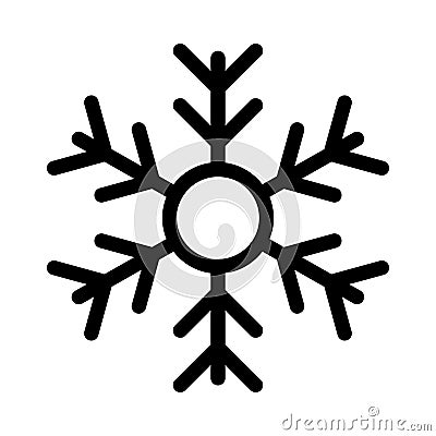 Snow flake icon Vector Illustration