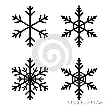 Snow flake vector Vector Illustration