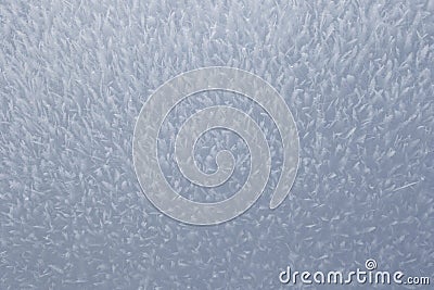 Snow frost crystal background winter surface texture Stock Photo