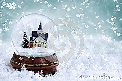 Snow Globe Stock Photo