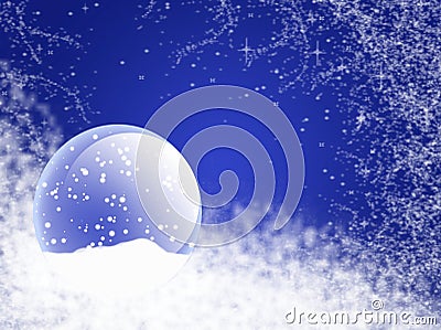 Snow globe Stock Photo