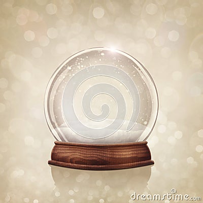 Snow globe Stock Photo