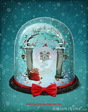 Snow Globe Stock Photo