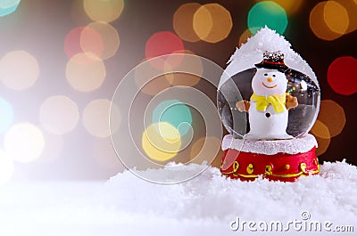 Snow Globe Stock Photo