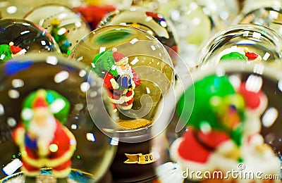 Snow Globes Stock Photo