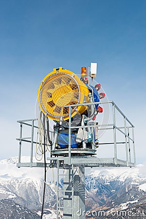 Snow machine Stock Photo