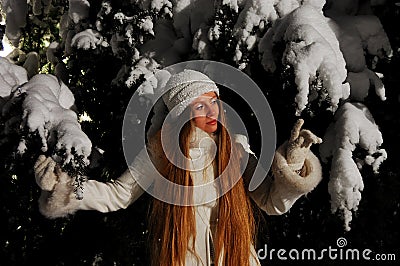 Snow Maiden Stock Photo