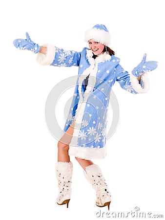 Snow Maiden Stock Photo