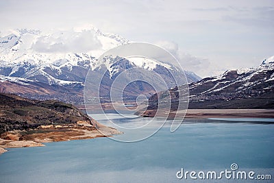 Snow Mountain,Tashkent,Uzbekistan Stock Photo