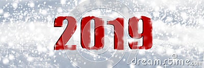 2019 In The Snow Stock Photo