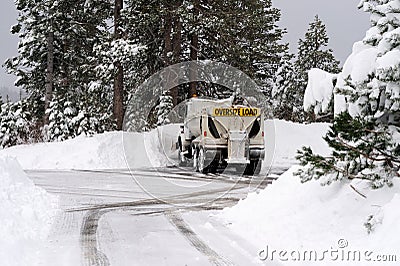 Snow Plow Stock Photo