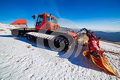 Snow plow Stock Photo