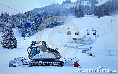 Snow plow Editorial Stock Photo