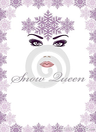 Snow Queen Vector Illustration