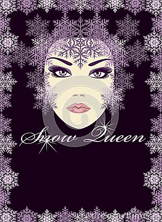 Snow Queen Vector Illustration