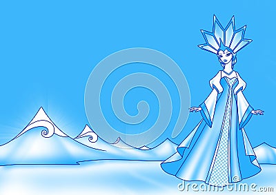 Snow Queen Stock Photo