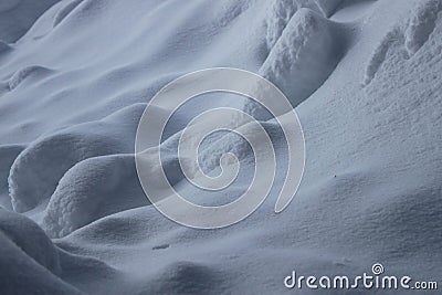 Snow Scene Stock Photo