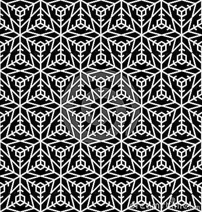 Snow seamless pattern. Abstract winter ornamental textured background. Snowflake pattern. Snow flake vector holiday editable text Stock Photo