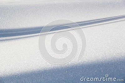 Snow and Snowflakes Close Up Background Stock Photo