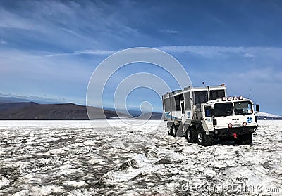 Snow specialty vehicle Editorial Stock Photo