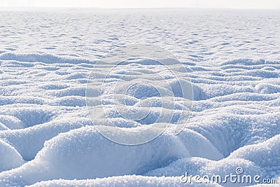 Snow surface texture, winter Christmas background Stock Photo