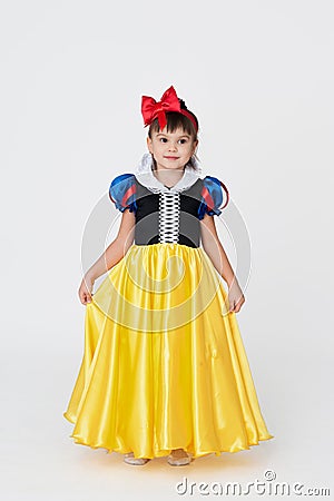 Snow White fancy dress Stock Photo