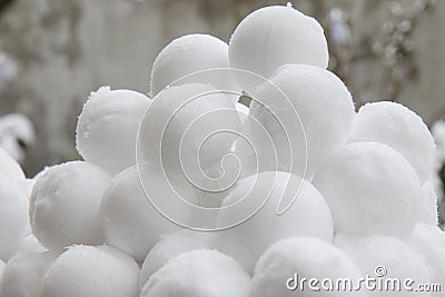 Snowballs Stock Photo