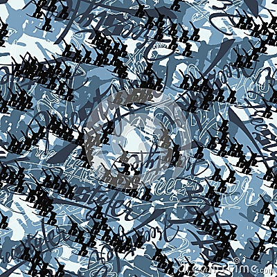Snowboard freestyle camouflage abstract background Vector Illustration