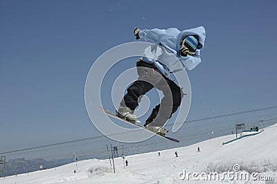 Snowboarder Stock Photo