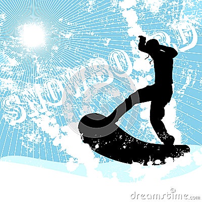Snowboarding Vector Illustration